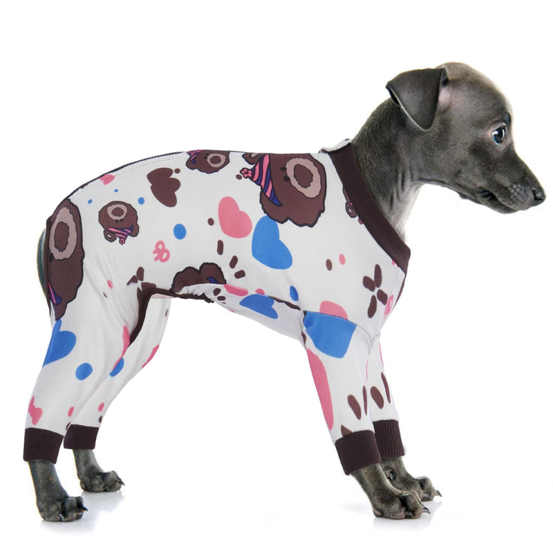 Lelepet Dog Pajamas Small Dog Pajamas Dog Pjs Dog Pajamas for Small Dogs Cute Puppy Clothes Soft & Stretchy Dog Clothes Dog Onesie for Small Dogs Pet Jammies for Boys & Girls Dog Apparel Pet Outfit