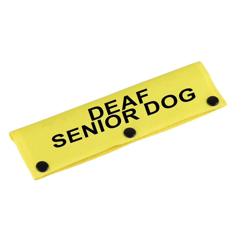 Hearing Impairment Dog Leash Sleeve Deaf Senior Dog Dog Leash Sleeve Use On Special Needs Dog (Deaf Senior Dog-YE Sleeve)
